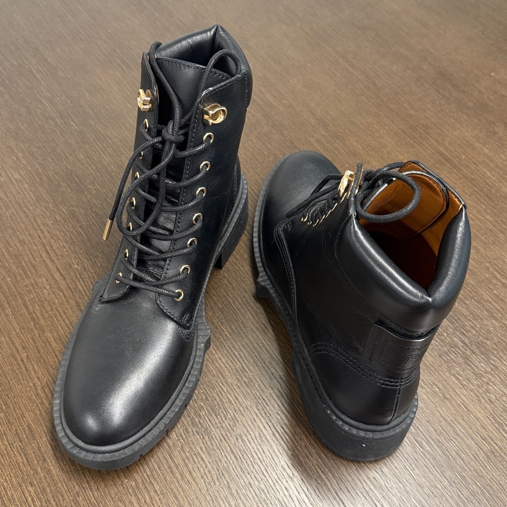 COACH Women’s Lorimer (G5293) Black Leather Ankle Boots Size 7.5 B - Picture 13 of 13